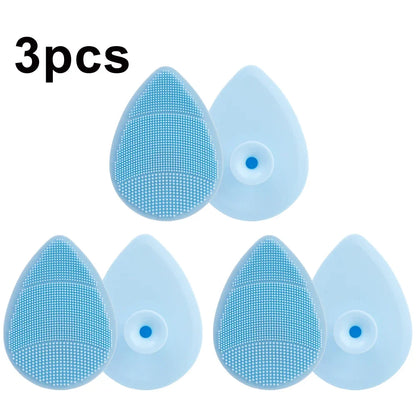 Face Silicone Cleansing Brushes Facial Scrubber Soft Skin Pad Brushes