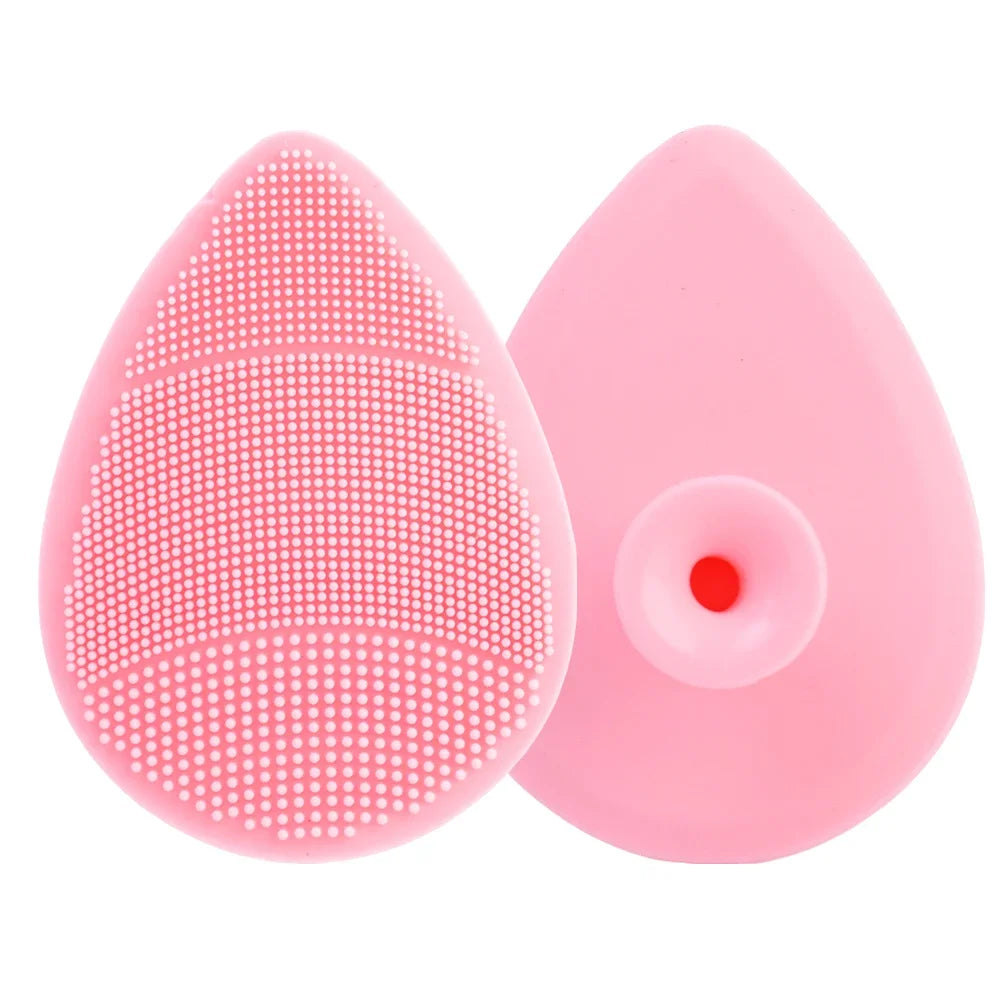 Face Silicone Cleansing Brushes Facial Scrubber Soft Skin Pad Brushes