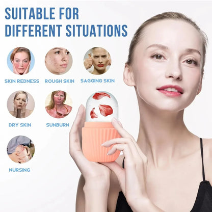 3 pc Ice Roller and Gua Sha Glow up tools