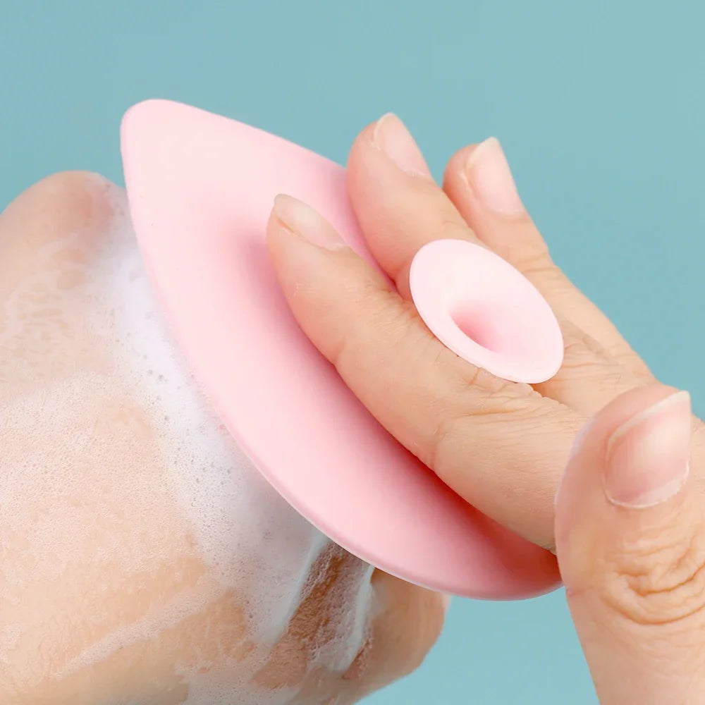 Face Silicone Cleansing Brushes Facial Scrubber Soft Skin Pad Brushes